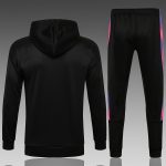 PSG 21/22 Long Zip Jacket Black - 图片 2