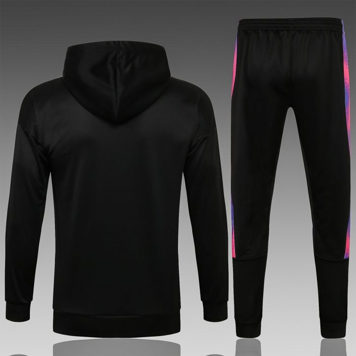 PSG 21/22 Long Zip Jacket Black - 图片 2