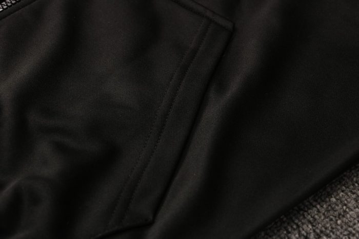 PSG 21/22 Long Zip Jacket Black - 图片 6