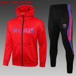 PSG 21/22 Long Zip Jacket Red