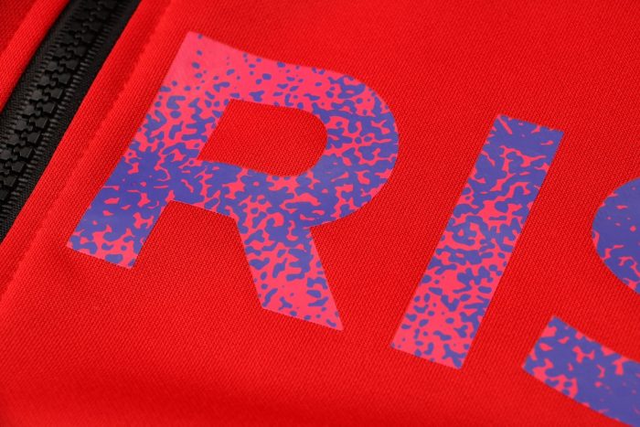PSG 21/22 Long Zip Jacket Red - 图片 3