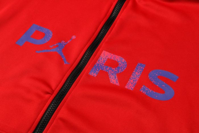 PSG 21/22 Long Zip Jacket Red - 图片 5