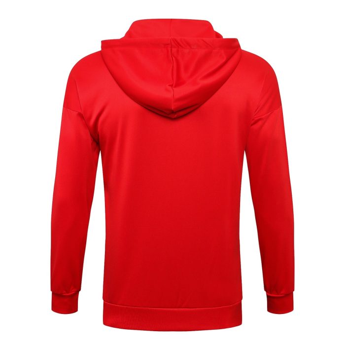 PSG 21/22 Long Zip Jacket Red - 图片 8