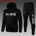 PSG 21/22 Jordan Black Cap (White Front Logo)