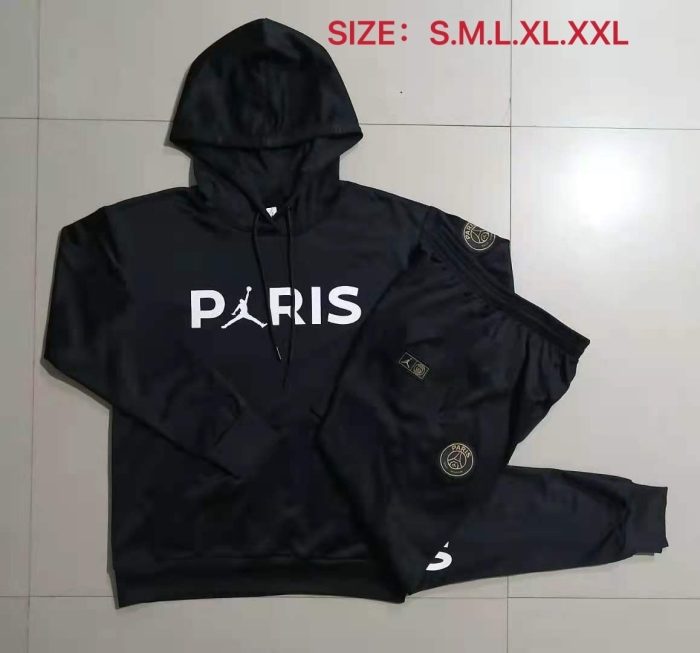 PSG 21/22 Jordan Black Cap (White Front Logo) - 图片 9