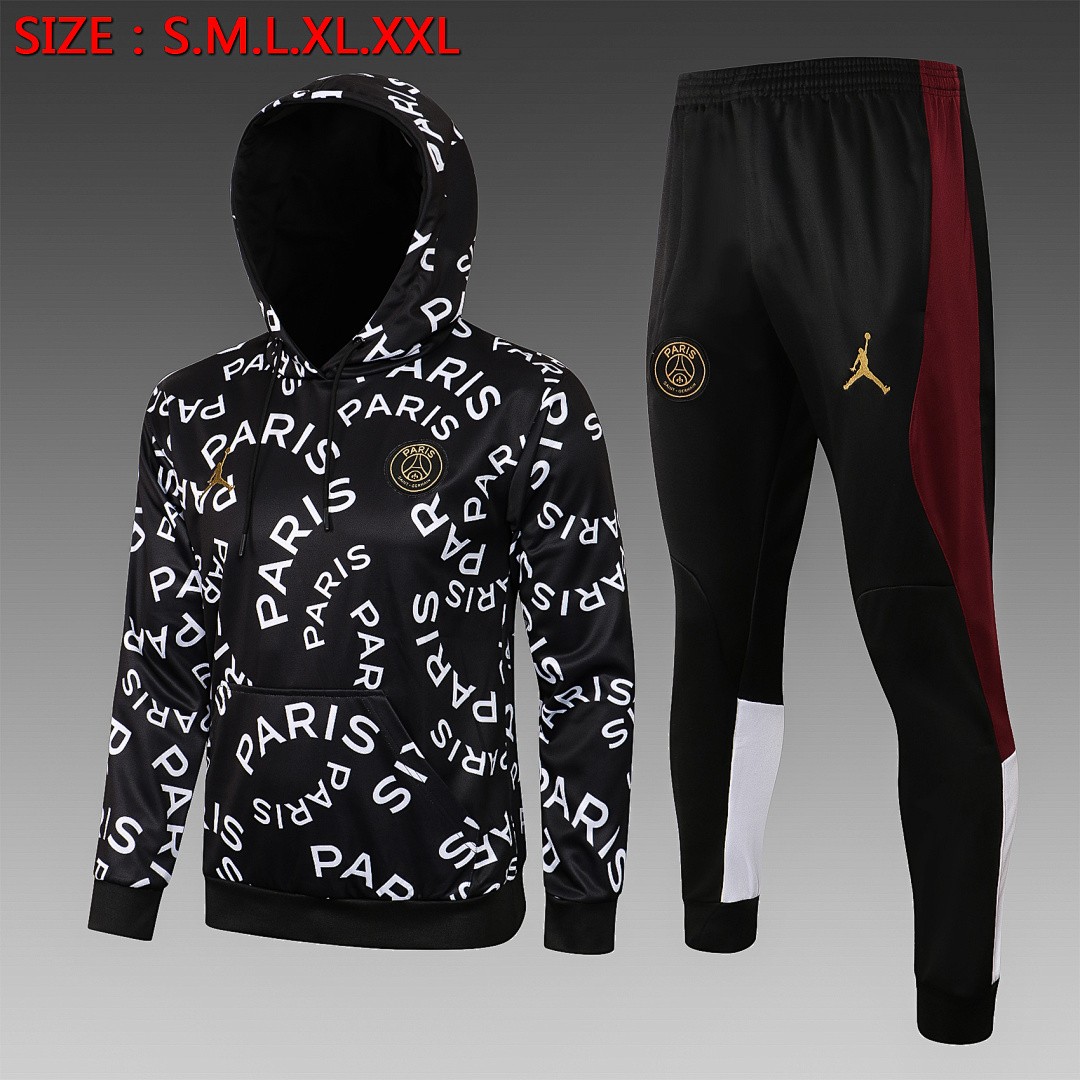 PSG 2021-2022 Jordan Black Cap (Full Sponsorship)