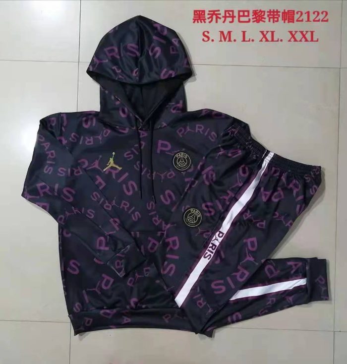 PSG 21/22 Jordan Cap Black (Full Purple Ads) - 图片 9