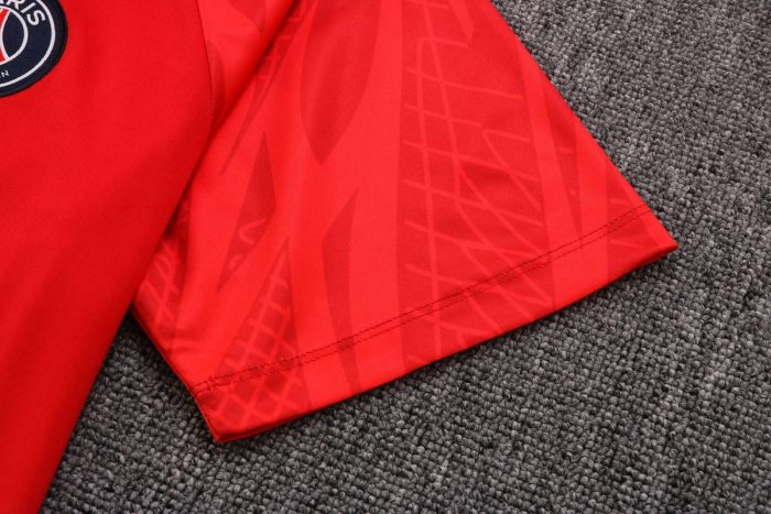 Nike Paris Saint-Germain 22/23 Red Polo Shirt with Pants - 图片 4