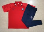 Nike Paris Saint-Germain 22/23 Red Polo Shirt with Pants - 图片 9