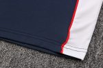 PSG 22/23 Jordan Training Short Sleeve Set in Royal Blue with White Side Stripes and 5-Inch Shorts - 图片 4