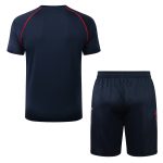 PSG 22/23 Jordan Training Short Sleeve Set in Royal Blue with White Side Stripes and 5-Inch Shorts - 图片 7