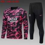 PSG 22-23 Half-Zip Jacket Black Pink (Spray Print) - 图片 8
