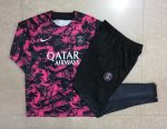 PSG 22-23 Half-Zip Jacket Black Pink (Spray Print) - 图片 9