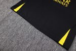 PSG 23/24 Jordan Black Short Sleeve Training Suit with 5-Panel Shorts - 图片 5