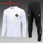 PSG 23-24 Jordan Long Sleeve Jacket White Kids - 图片 2
