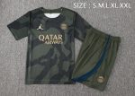 Paris Saint-Germain 24-25 Jordan Dark Green Zebra Print Short Sleeve Training Shirt - 图片 2