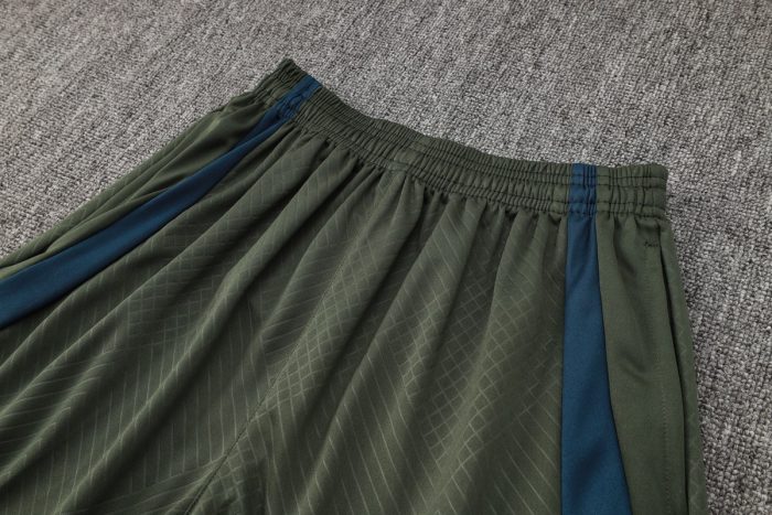 Paris Saint-Germain 24-25 Jordan Dark Green Zebra Print Short Sleeve Training Shirt - 图片 4