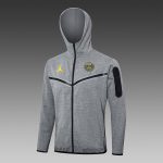 PSG 24-25 Long Zipper Jacket Grey - 图片 3