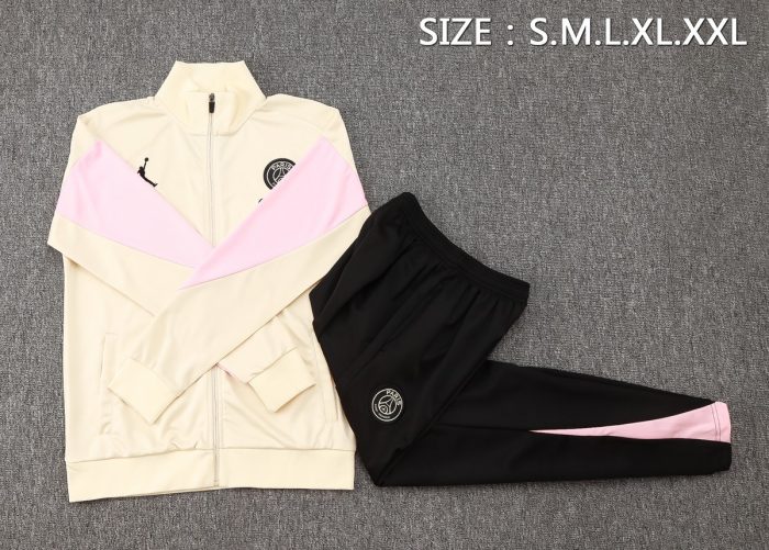Paris Saint-Germain 24/25 Long Zipper Jacket Apricot - 图片 2