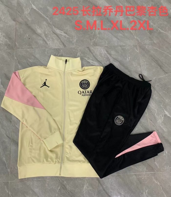 Paris Saint-Germain 24/25 Long Zipper Jacket Apricot - 图片 9