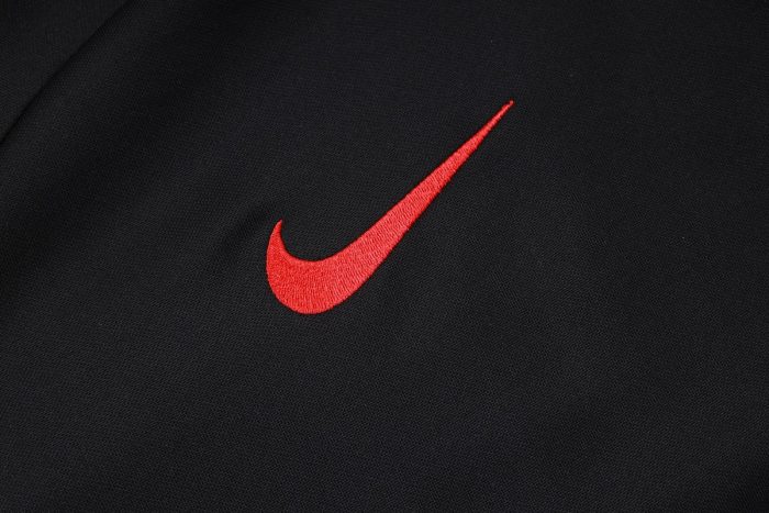 Paris Saint-Germain 2025/26 Black Long Zip Jacket (Colorful Emblem) - 图片 5