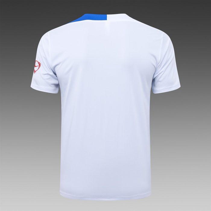Paris Saint-Germain White T90 Edition Short Sleeve Training Shirt - 图片 7