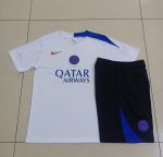 Paris Saint-Germain White T90 Edition Short Sleeve Training Shirt - 图片 9