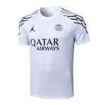 Jordan Paris White Blue Splatter Short Sleeve T-Shirt - 图片 8