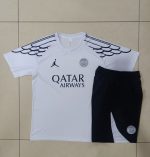 Jordan Paris White Blue Splatter Short Sleeve T-Shirt - 图片 9