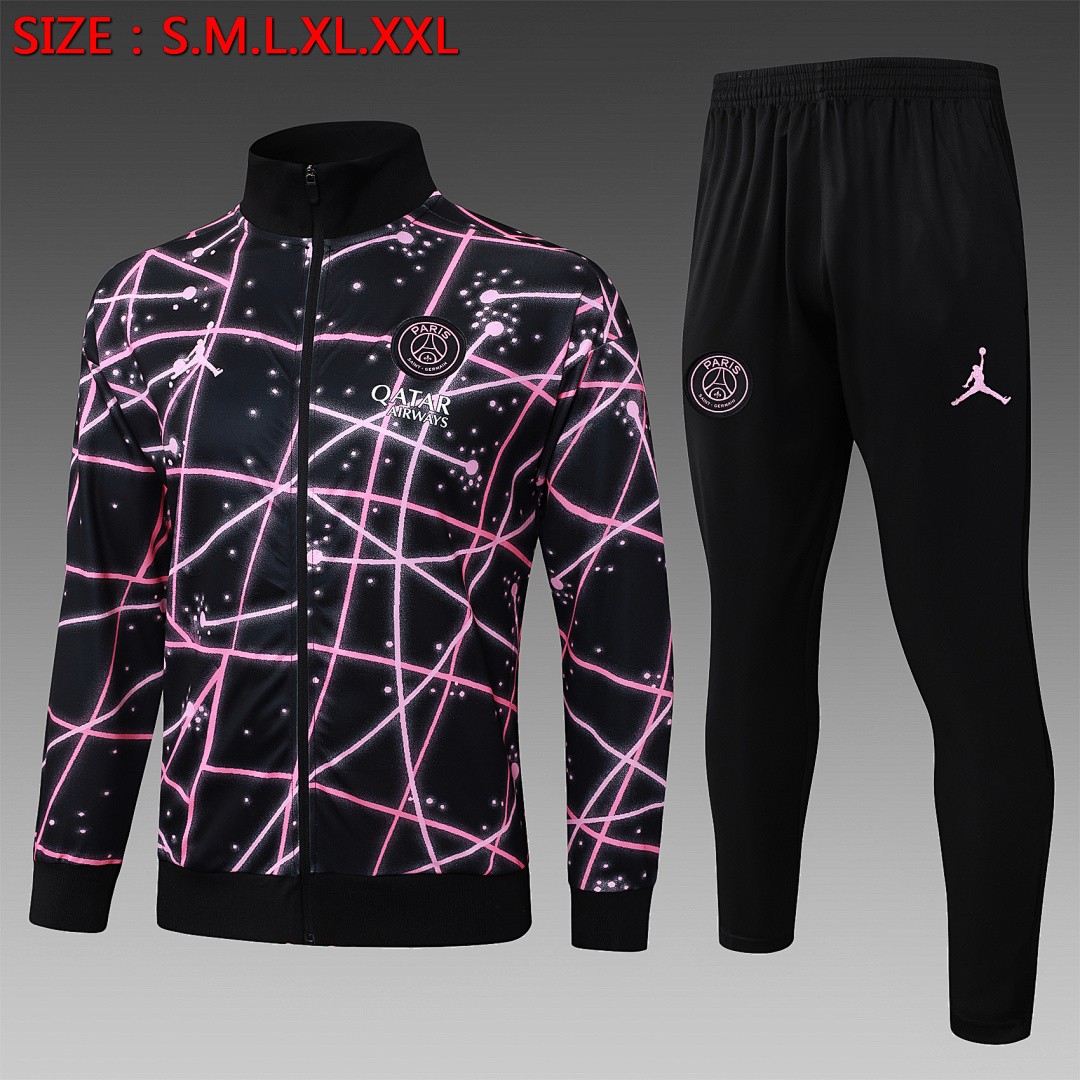 Paris Saint-Germain 2025/26 Long Zip Jacket Black Starry Sky Print