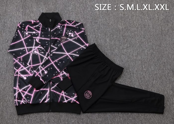 Paris Saint-Germain 2025/26 Long Zip Jacket Black Starry Sky Print - 图片 2