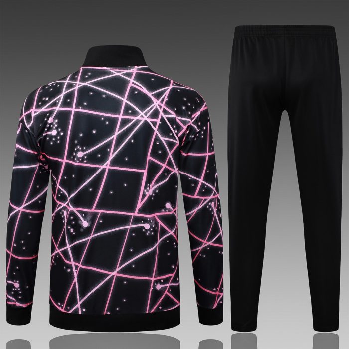 Paris Saint-Germain 2025/26 Long Zip Jacket Black Starry Sky Print - 图片 6