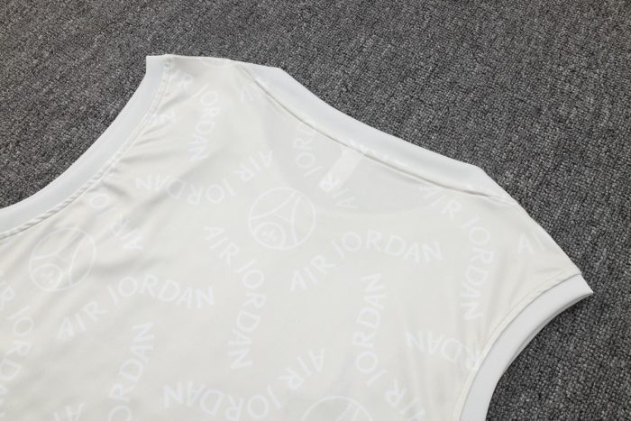 PSG 24/25 Jordan Vest Light Grey Spray - 图片 3