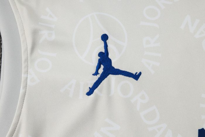 PSG 24/25 Jordan Vest Light Grey Spray - 图片 4