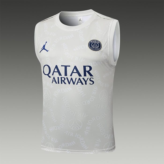 PSG 24/25 Jordan Vest Light Grey Spray - 图片 8