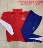 Paris Saint-Germain 24/25 Long Zipper Jacket Red Kids - 图片 4