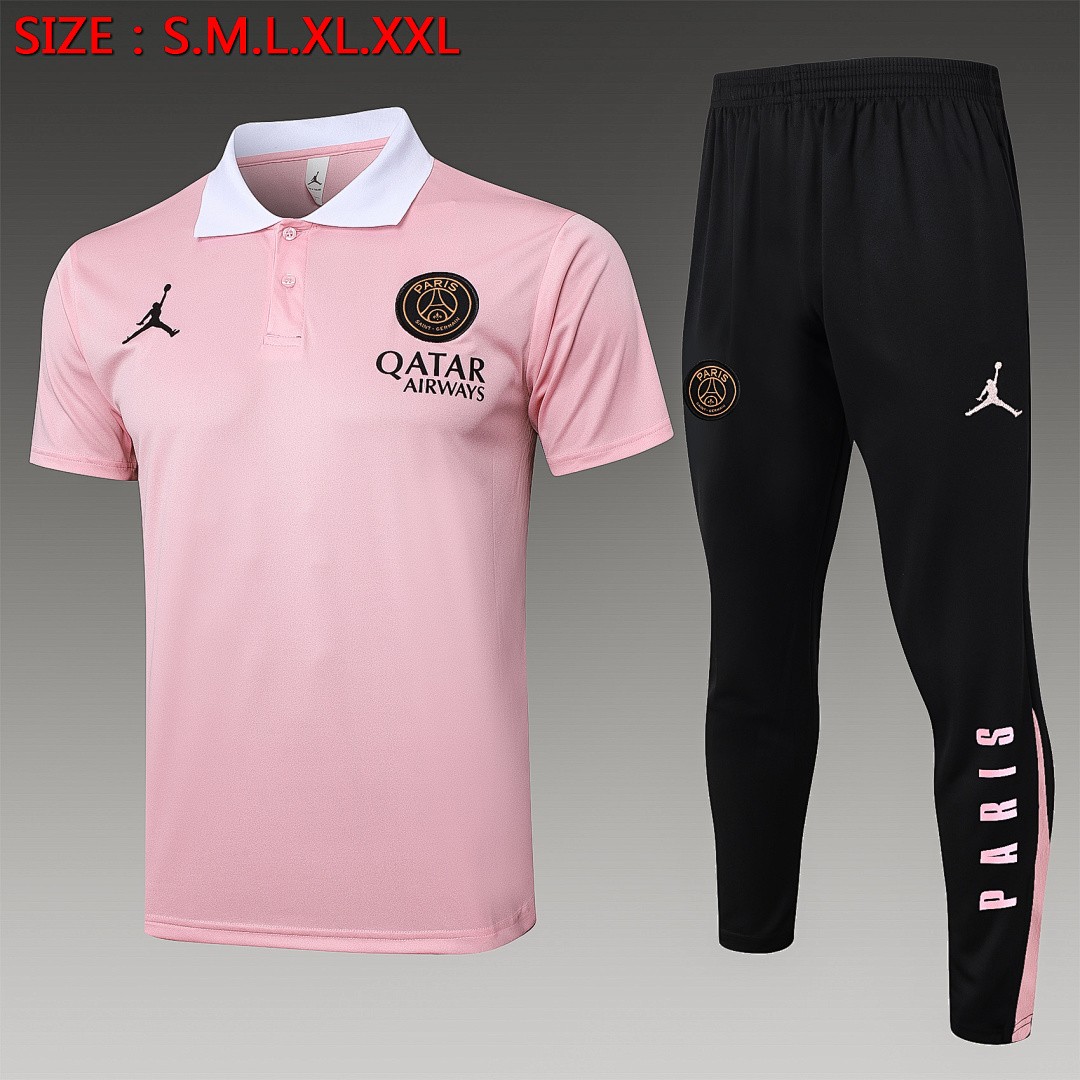 Paris Saint-Germain 24-25 Pink Polo Shirt
