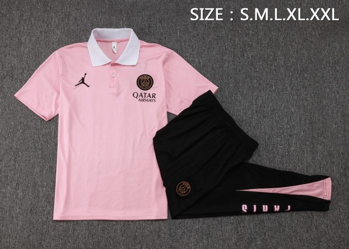 Paris Saint-Germain 24-25 Pink Polo Shirt - 图片 2