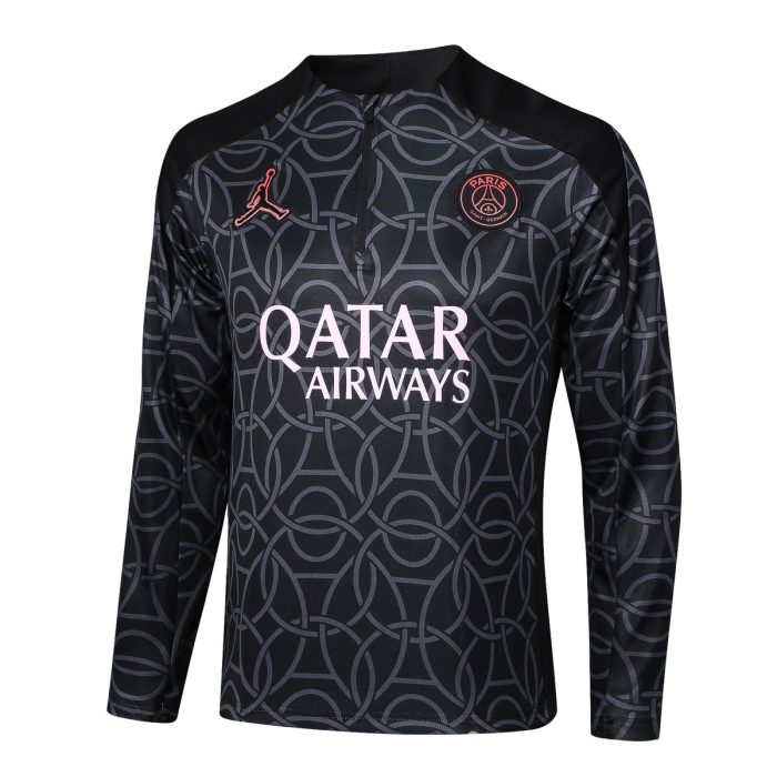 Jordan Paris Black Ink Semi-Zip Jacket 24-25 - 图片 4