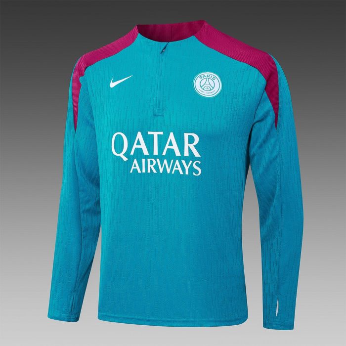 Paris Saint-Germain 24-25 Player Version Half-Zip Jacket in Lake Blue - 图片 8