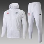 PSG 2019/2020 Long Zip Jacket White