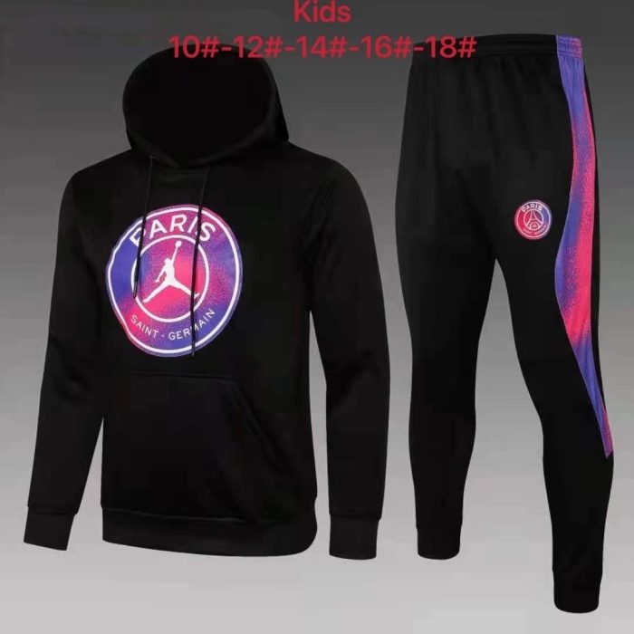 PSG 2021-2022 Jordan Black Kids Cap (Circle Logo) - 图片 2