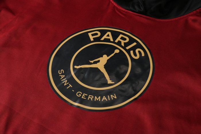 PSG 2021-2022 Jordan Purple Cap with Black Sleeves - 图片 7