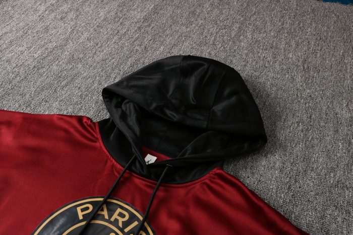 PSG 2021-2022 Jordan Purple Cap with Black Sleeves - 图片 8