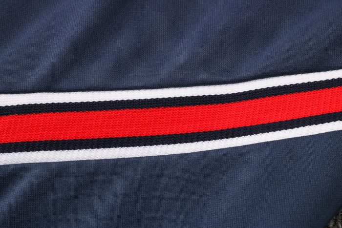 PSG 21-22 Long Zip Jacket with Hood, Blue - 图片 3