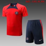 Nike Paris Saint-Germain 22-23 Red Short Sleeve Training Set with 5-Inch Shorts - 图片 2