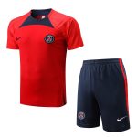 Nike Paris Saint-Germain 22-23 Red Short Sleeve Training Set with 5-Inch Shorts - 图片 3