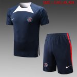 Nike Paris Saint-Germain 22/23 Blue Short Sleeve Training Set with 5-Inch Shorts