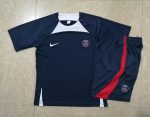 Nike Paris Saint-Germain 22/23 Blue Short Sleeve Training Set with 5-Inch Shorts - 图片 9