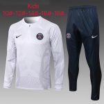 PSG 22/23 White Kids' Half-Zip Jacket (Spray Print) - 图片 2
